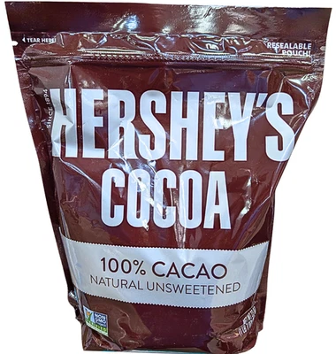 Hershey's Cocoa 100% Cacao Natural Unsweetened 23 Ounce EXP 09/2027 - Image 1 of 4