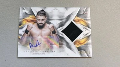 wwe ANDRADE 2019 TOPPS /120 AUTO AUTOGRAPH SIGNED wrestling - Image 1 of 2
