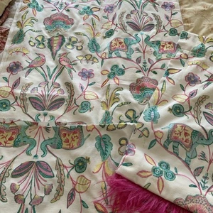 Prestigiosa Tela Textil Raj Col.Jade 1 Cortina Doble Tela + Panel Ventana - Imagen 1 de 14