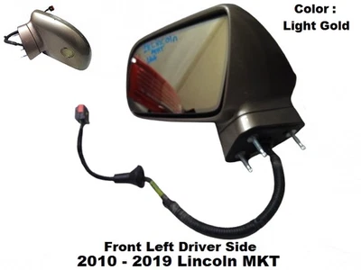 Espejo retrovisor delantero izquierdo para puerta del lado del conductor AE9Z17683DBPTM 10 a 19 MKT con punto ciego Foto 1 de 4