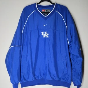 Vintage Nike Kentucky Wildcats Windbreaker Herren XL Center Swoosh Blau Pullover - Bild 1 von 5