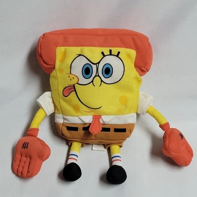 Rare 2002 Green Label Spongebob Squarepants Kahrahtay Pants Plush Smack And Yak - Image 1 of 3