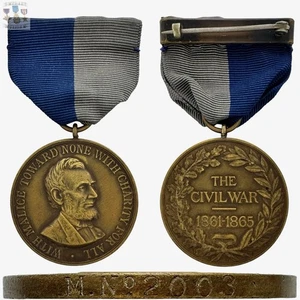 M.Nọ 2003 U.S. ARMY 1861 - 1865 CIVIL WAR CAMPAIGN MEDAL NUMBERED U.S. MINT - Picture 1 of 12