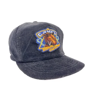 Cappello Velluto a coste Personaggio Liscio Cammello Vintage Regolabile Snapback Sigaretta Promo OSFA - Foto 1 di 6