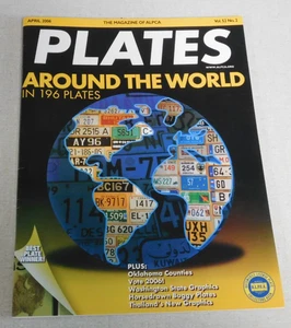 ALPCA PLATES Magazin April 2006 International Nummernschilder - Bild 1 von 1