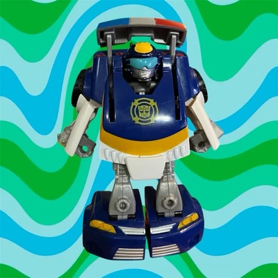 Playskool Heroes Transformers Rescue Bots Chase The Police-Bot by Hasbro - Image 1 of 3