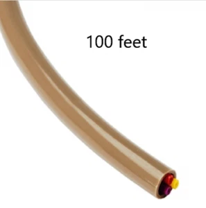 Gray 100' DCI DENTAL PN 646 Syringe Sheath Tubing, 3 Hole, Dark Surf A-Dak tube - Picture 1 of 1