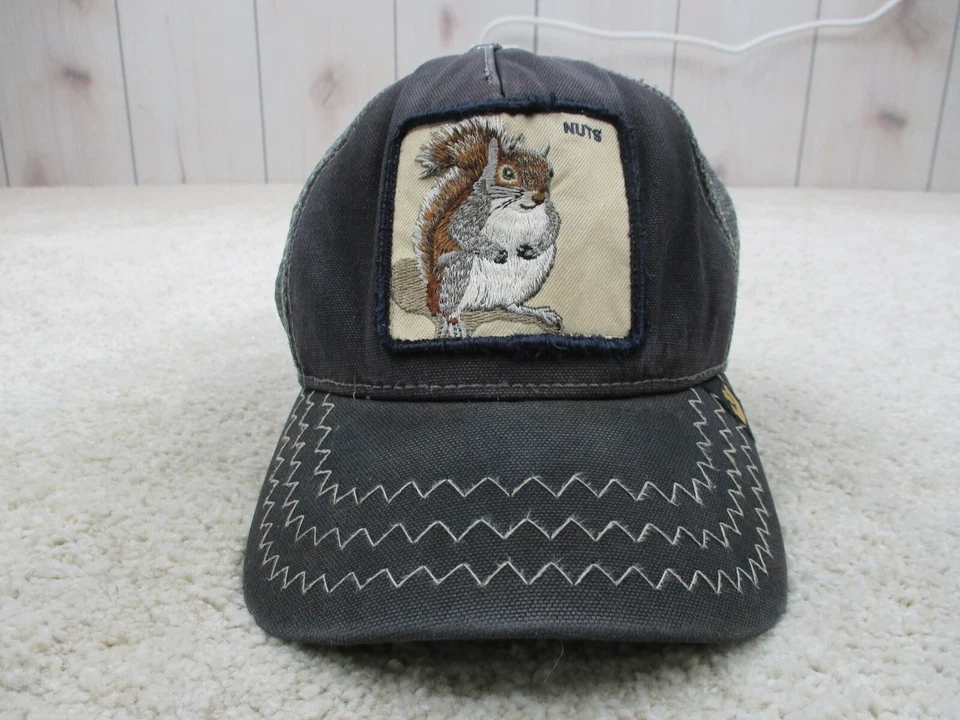 Gorra Goorin Bros Adulto Talla Única Ardilla Nueces Gris Camionero Malla Espalda Para Hombres * Foto 1 de 4