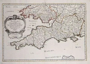 Antique map, Royaume d'Westsex - Picture 1 of 1
