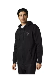 Fox Racing Men's Pinnacle Zip Hoodie Black/Black 28651-021 - Picture 1 of 3