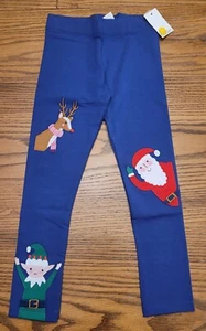 New Mini Boden Christmas elf, Santa, reindeer leggings. Size 7-8 - Picture 1 of 5