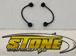 Jeep Wrangler YJ Glove Box Lid Grommets 87-95 Plastic Straps Limiters OEM Set - Picture 1 of 5