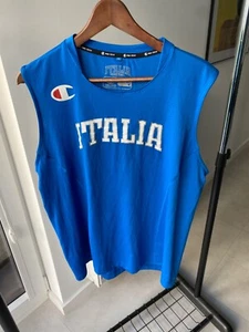 Authentic Italy Italia Champion basketball sleeveless Men's Adults size XL - Picture 1 of 6