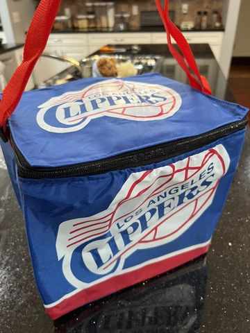 Los Angeles Clippers NBA Big Logo  insulated 2- six-pack large lunch bag foco Cover