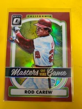 D51167  2017 Donruss Optic Masters of the Game Red #MG10 Rod Carew #28/99