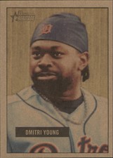 2005 Bowman Heritage Baseball Mahogany #105 Dmitri Young Detroit Tigers