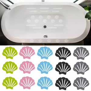 12pcs Anti Slip Sticker Safety Tape Shower Stickers Shell Shaped Self-Adhesive - Picture 1 of 25