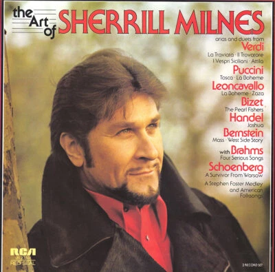 2LP RCA UK Pressing SHERRILL MILNES Sing VERDI PUCCINI LEONCAVALLO BIZET BRAHMS - Image 1 of 3
