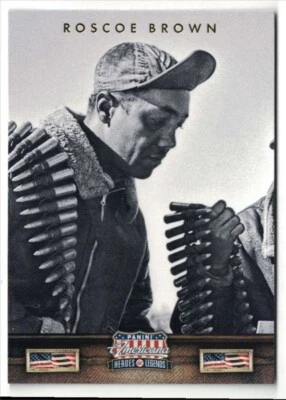 2012 Panini Americana Heroes & Legends #106 Roscoe Brown - Tuskegee Airmen - Image 1 of 2