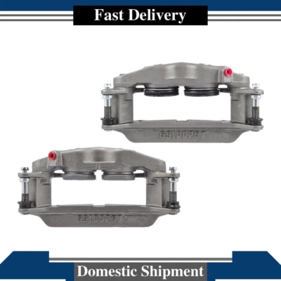 2 pinzas de freno de disco delanteras Nugeon para Ford F-250 1968 1969 1970 1971 1972 Foto 1 de 4