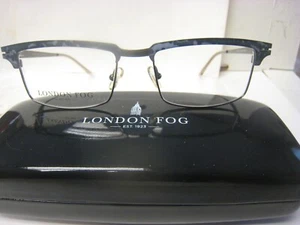Marco de gafas London Fog BEAU en GRIS 52-17-140 mm DEMO y estuche genérico - Imagen 1 de 5