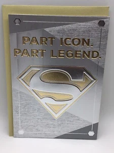 Hallmark Vatertagskarte ANY DAD SUPERMAN DC Icon Hero 5x7 - Bild 1 von 3