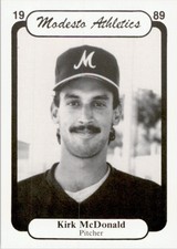 1989 Modesto A's Chong #13 Kirk McDonald