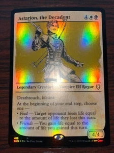 1x FOIL SHOWCASE ASTARION THE DECADENT - Commander - MTG - Magic the Gathering - Picture 1 of 1