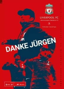 Danke Jürgen - Liverpool vs Wolves Spieltagsprogramm - Klopp Finale LFC #gs21 - Bild 1 von 1