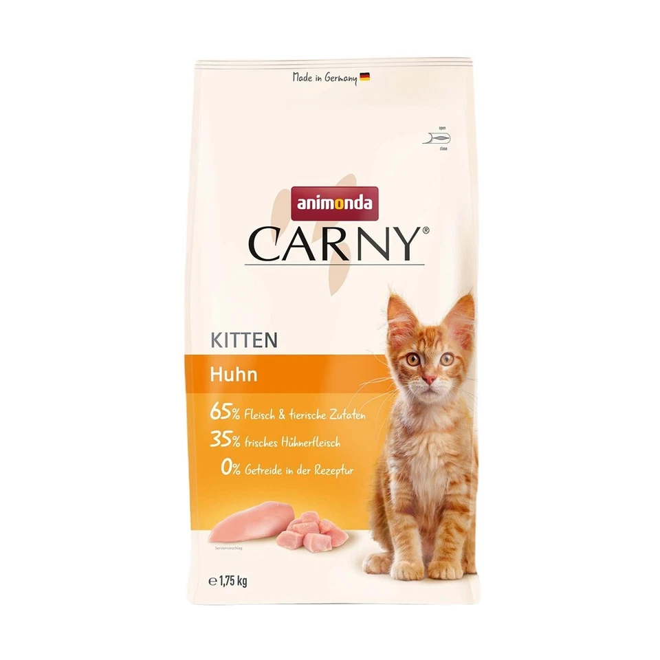 4017721838795 ANIMONDA Carny Kitten Chicken - trockenfutter für Katzen - 1,75kg  - Bild 1 von 1