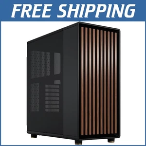 North Charcoal Black Gaming Case - Natural Materials & Advanced Cooling Solution - Picture 1 of 24