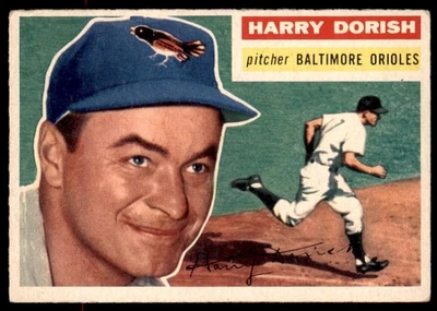 1956 Topps Harry Dorish Baltimore Orioles #167 - Image 1 of 2
