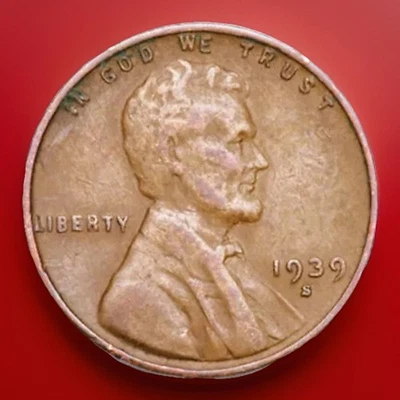 Centavo de trigo Lincoln 1939-S "Mejor valor en eBay" envío rápido Foto 1 de 4