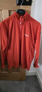 Regatta half zip fleece mens size large Rusty Orange - Picture 1 of 1