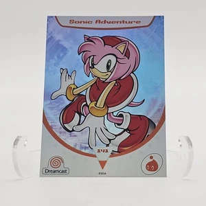 Tarjeta coleccionable Sonic Adventure Amy Rose Sega Dreamcast #141 Foil LRG - Imagen 1 de 2