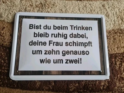 Blechschild / Metallschild  15 X 20 cm  - 18 -  - Bild 1 von 2