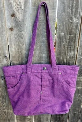 Patricia Nash Denim Stonewashed Ashwell Tote New w/ Tag Dust Bag & Reg Card 18” - Image 1 of 4