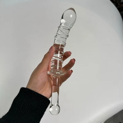 Хрустальное стекло Dildo Anal Butt Plug массажер точки G сексуальные игрушки для женщин сделано в США - Изображение 1 из 4