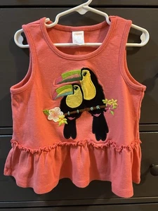 Gymboree Sleeveless Top with Toucan Embroidery - Picture 1 of 4