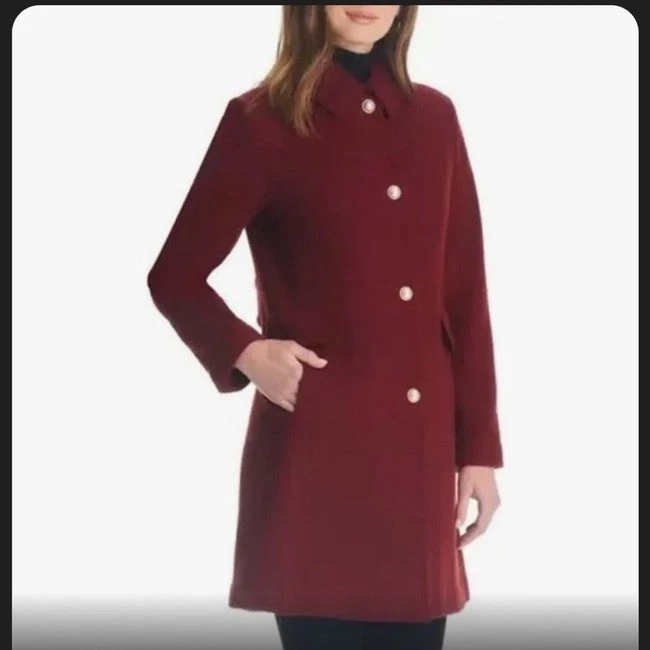 kate spade new york / コート/S/ウール/RED/無地/K9749 kate spade new york Red Coats, Jackets & Vests for Women for sale