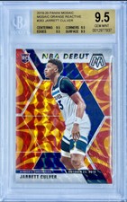 2019-20 Panini Jarrett Culver Mosaic Orange Reactive Rookie Card RC BGS 9.5 Gem 