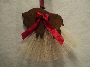Genuine Horsehair Buffalo Western Christmas Ornament - Picture 1 of 1