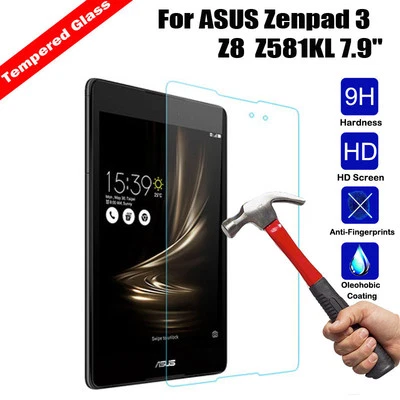 2Pcs For ASUS Zenpad 3 Z8  Z581KL 7.9 Premium Screen Protector Tempered Glass - Image 1 of 4