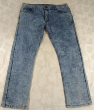 Brooklyn Express 42/34 Men's Blue Jeans (184)