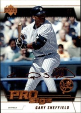2005 Upper Deck Pro Sigs New York Yankees Baseball Card #58 Gary Sheffield