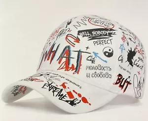 Pattern Random-Graffiti Hip hop Hipster Baseball Cap,Cool Basketball Cap - Picture 1 of 3