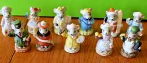 Konvolut Lil' Mouse Town Sammelfiguren Boxen selten Vintage Russ Berrie Porzellan - Bild 1 von 13