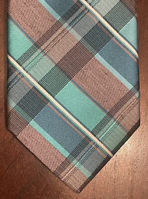 Corbata para hombre Van Heusen verde gris 90 % poliéster 10 % viscosa hecha en China Foto 1 de 4