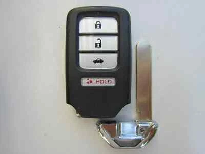 OEM 2013-2015 HONDA ACUERDO LLAVE INTELIGENTE MANDO A DISTANCIA SIN LLAVE NUEVO LLAVE EN BLANCO Foto 1 de 3