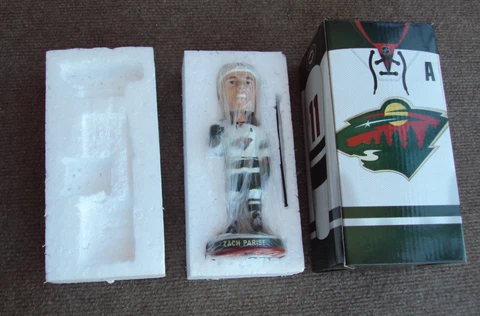 Zach Parise 2013-2014 Bobblehead Minnesota Wild SGA Cover